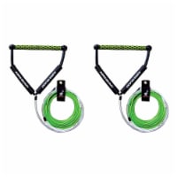 Airhead Spectra Thermal Wakeboard Rope 70 Foot 4 Section Boat Lake Tow (2 Pack)