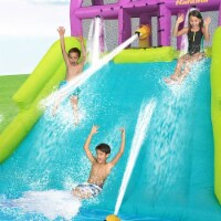 Kahuna Mega Blast Inflatable Backyard Kiddie Pool and Slide Water Park (2 Pack)