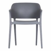 FARO OUTDOOR DINING CHAIR CHARCOAL GREY-M2