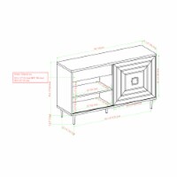 52 Sliding Door Sideboard - Dark Walnut