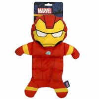 Marvel Iron Man Squeaker Plush Dog Toy Perspective: Main