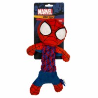Marvel Spiderman Plush Rope Body Dog Toy Perspective: Main