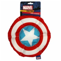 Marvel Captain America Shield Squeaker Dog Toy Perspective: Main