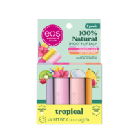 eos® 100% Natural Organic Lip Balm Tropical Variety Pack Perspective: Main