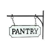 Metal 2-Sided Enamel Paint Hanging Pantry Wall Mounted Vintage Sign Home Decor