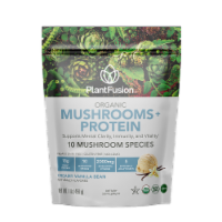 PlantFusion Mushrooms & Protein Vanilla Powder Perspective: Main