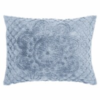 Trevor Chenille Bedspread King 120 X110 in Color - Blue
