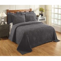Jullian Collection Queen Bedspread in Gray