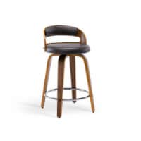 eLuxury Modern Swivel Counter Height Dining Chairs