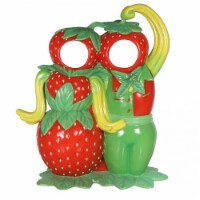 Queens of Christmas FD-STRWBRRY-PO-CPL Strawberry Photo Op Statue, Red