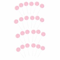 Queens of Christmas WL-CNDY-LOLLI-PI 3 ft. Pink Swirl Lollipop