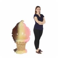 Queens of Christmas WL-ICECR-BARCH-NPLTN 5 ft. Neapolitan Ice Cream Cone Bar Chair