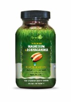 Irwin Naturals® Triple Source Magnesium + Ashwagandha Liquid Soft-Gels Perspective: Main
