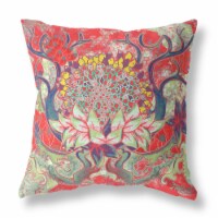 Vase Sunflower Matches Suede Zippered Pillow With Insert Red Green