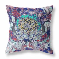 Vase Sunflower Matches Broadcloth Blown And Closed Pillow Electric Blue Aqua