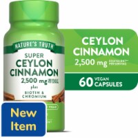 Nature's Truth Super Ceylon Cinnamon 2,500 mg plus Biotin & Chromium Perspective: Main