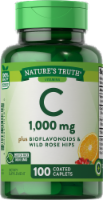 Nature's Truth Bioflavonoids & Rose Hips Vitamin C Tablets 1000mg