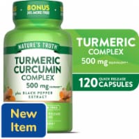 Nature's Truth® Tumeric Curcumin Complex Capsules 500mg Herbal Supplement