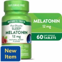 Nature’s Truth Melatonin 12 mg 60 Fast Dissolve Tabs Perspective: Main