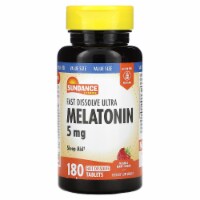 Sundance Vitamins Fast Dissolve Ultra Melatonin Natural Berry 5 mg - 180 Fast Dissolve