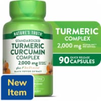 Nature's Truth Standardized Turmeric Curcumin Complex 2,000 mg Perspective: Main