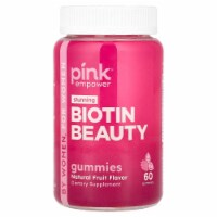 Pink Stunning Biotin Beauty Natural Fruit - 60 Gummies