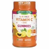 Nature's Truth Just 4 Kids Vitamin C + Zinc Natural Lemon-Licious - 60 Vegan Gummies