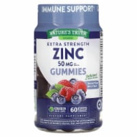 Nature's Truth Extra Strength Zinc Natural Mixed Berry 50 mg - 60 Vegan Gummies