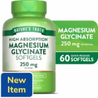 Natures Truth Magnesium Glycinate 60 Softgels Perspective: Main