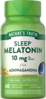 Nature's Truth® Sleep 10mg Melatonin Plus Ashwagandha 750 mg Quick Release Capsules Perspective: Main