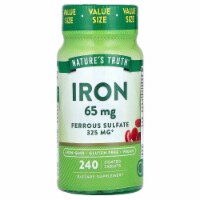 Nature's Truth Iron 65 mg - 240 Coated Tablets Perspective: Main