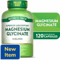 Nature's Truth Magnesium Glycinate Capsules Value Size Perspective: Main