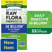 Nature's Truth Raw Flora 30 Billion DAILY DIGESTIVE Probiotic Perspective: Main