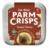 Oven Baked Smoked Harissa Parm Crisps