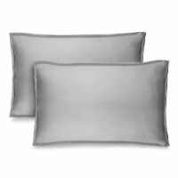 Bare Home Microfiber Pillow Sham Set - Light Grey, King Perspective: Main