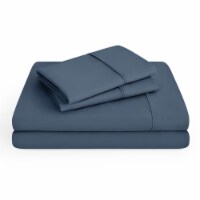 Bare Home Ultra-Soft Double Brushed Sheet Set - Bering Sea, Full Perspective: Main
