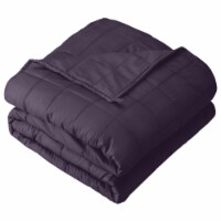 Bare Home Weighted Blanket 48 x 72 12 lbs Cotton Eggplant 48 x 72 12 lbs Fry s Food Stores