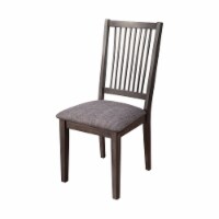 Alpine Furniture Lennox Set of 2 Side Chairs in Dark Tobacco (Brown)