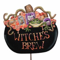 Halloween Reversible Fall/Halloween Pumpkin Metal Welcome Pumpkin F21045