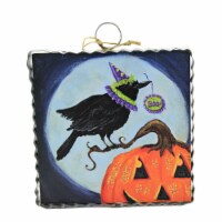 Halloween Hamilton Boo Crow Wood Pumpkin Night Sky F21109