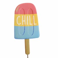Home & Garden Rainbow Popsicle Stake Metal Chill Lightly Glittered S22017