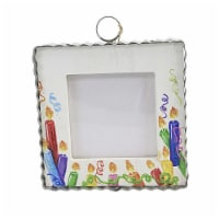 Round Top Collection Birthday Candle Photo Frame Wood Picture Celebrate Y22024
