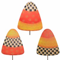 Halloween Elegant Candy Corn Stakes Metal Autumn F22035