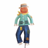 Halloween Mint Leopard Scarecrow Metal Autumn F22084