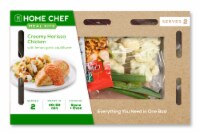 Home Chef Meal Kit Creamy Harissa Chicken with Lemon Garlic Cauliflower Perspective: Main