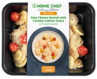 Home Chef Heat & Eat Culinary Collection Four Cheese Ravioli with Creamy Lobster Sauce