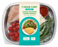 Home Chef Oven Kit Creamy Sun-Dried Tomato Chicken with Parmesan Green Beans