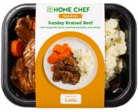 Home Chef Heat And Eat Sunday Braised Beef with Mashed Potatoes Perspective: Main