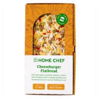 Home Chef Cheeseburger Flatbread Pizza