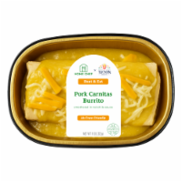 Home Chef Pork Carnitas Burrito Smothered in Red Chile Sauce Perspective: Main